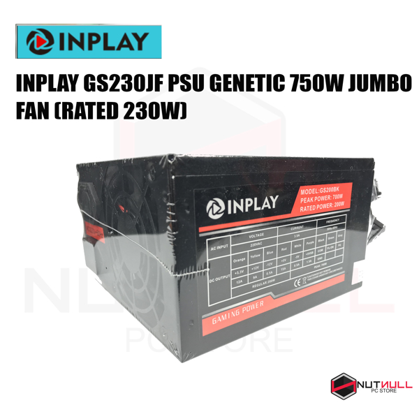 Picture of INPLAY GS230JF GENETIC 750W JUMBO FAN (RATED 230W) POWER SUPPLY