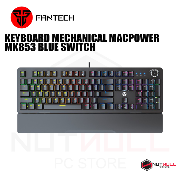 Picture of KEYBOARD MECHANICAL MACPOWER MK853 BLUE SWITCH