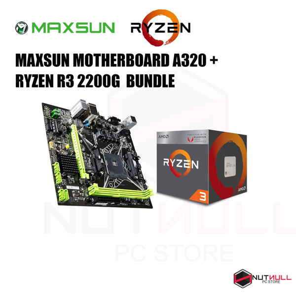 Picture of MAXSUN MOTHERBOARD A320 & RYZEN R3 2200G BUNDLE