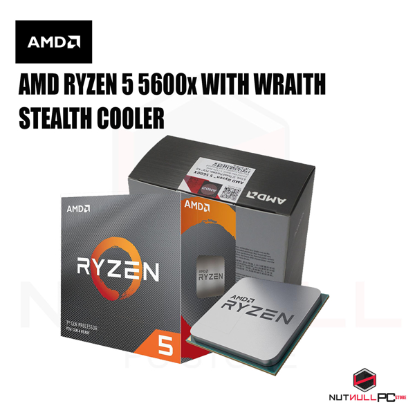 Picture of AMD RYZEN 5 5600x WITH WRAITH STEALTH COOLER