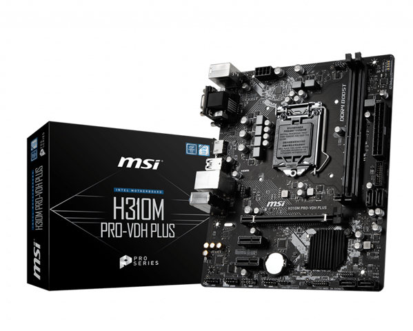 Picture of MSI H310M PRO-VDH PLUS MOTHERBOARD