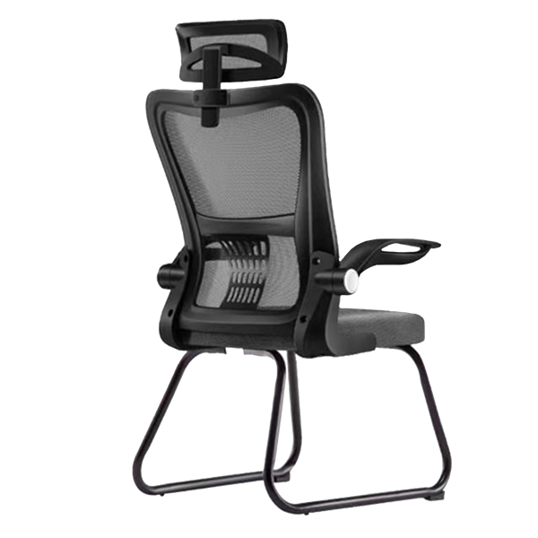 Picture of BLACK SLED OFFICE CHAIR-#413