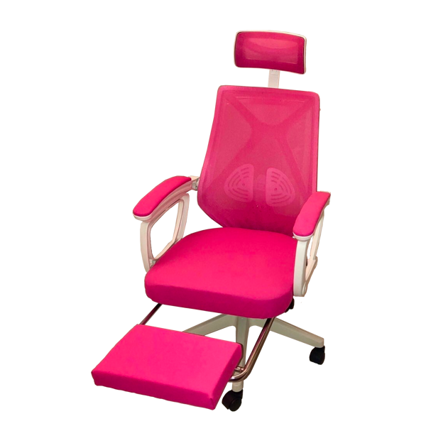 Picture of PINK OFFICE & GAMING CHAIR with FOOTREST-#816