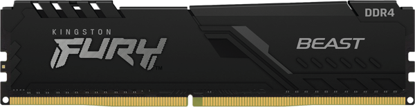 Picture of KINGSTON KF426C16BB/8 8GB 2666mhz DDR4 FURY BK