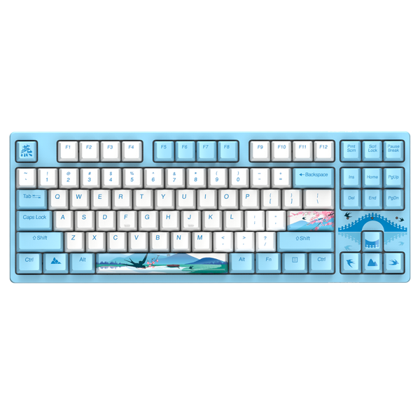 Picture of DAREU BLUE SW, SWALLOW A87 MECHANICAL KEYBOARD