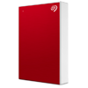Picture of SEAGATE STKY1000403 1TB ONE TOUCH W/ PASSWORD SPACE RED & FREE POUCH BLACK EXTERNAL PORTABLE