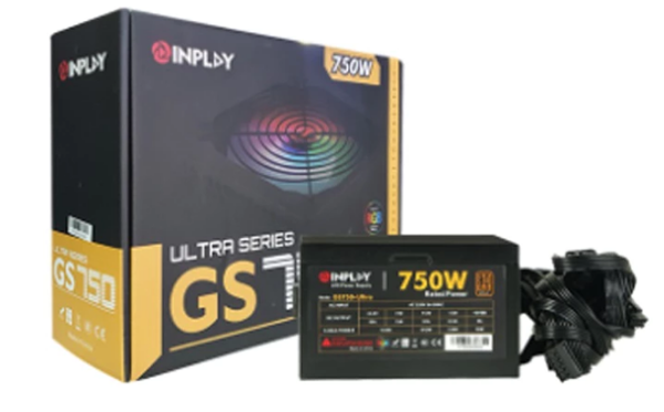 Picture of INPLAY GS750-ULTRA RATED 750W POWER SUPPLY | RGB 80PLUS BRONZE